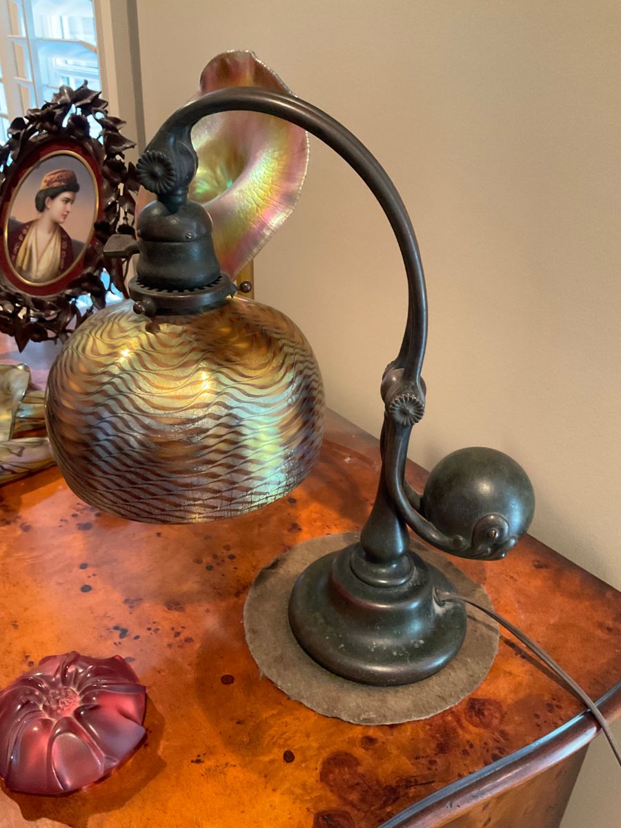 Tiffany Studios New York "Counter Balance" Desk Lamp