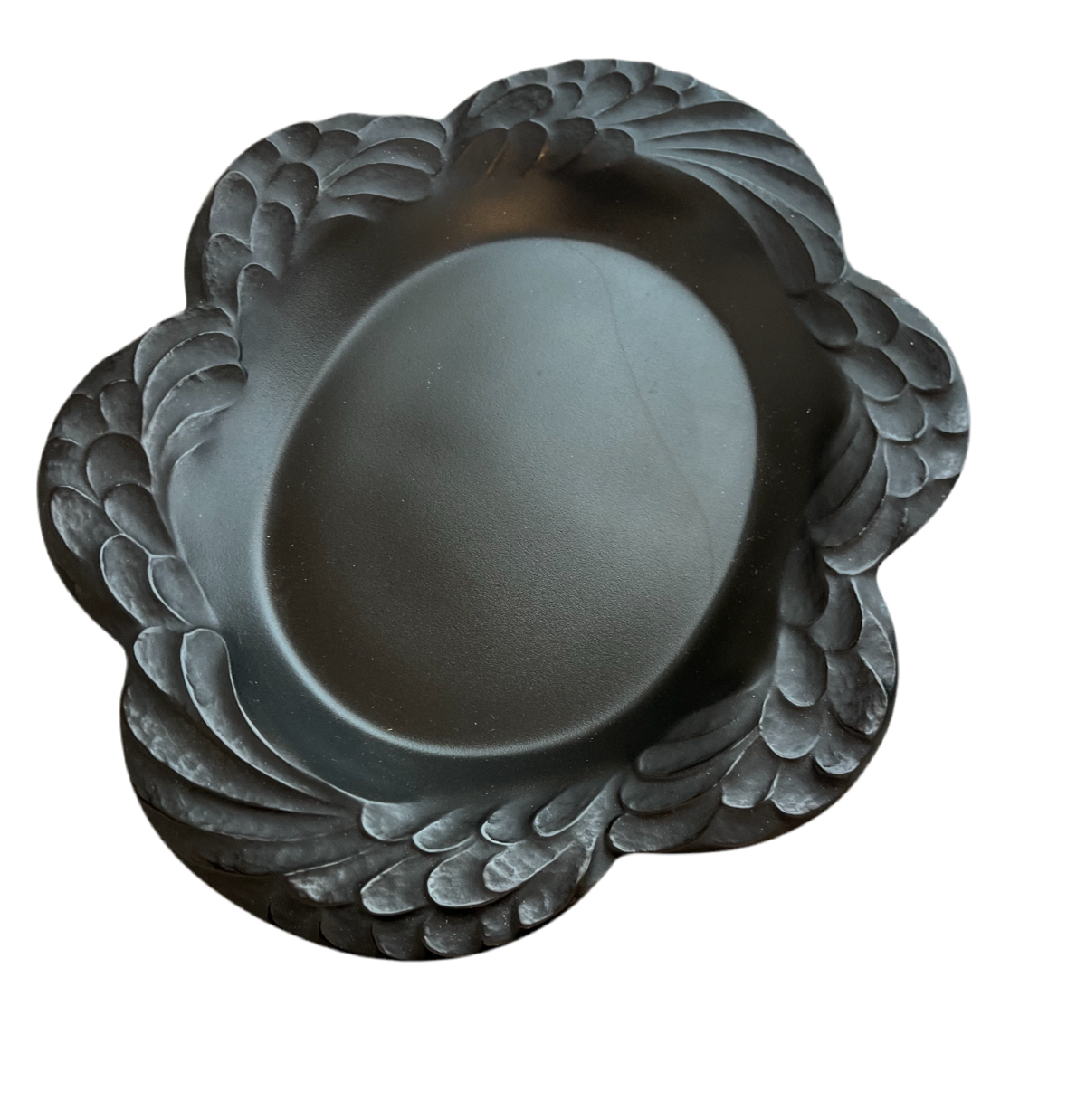 Lalique Paris Crystal Coupe Noire Laure Tray