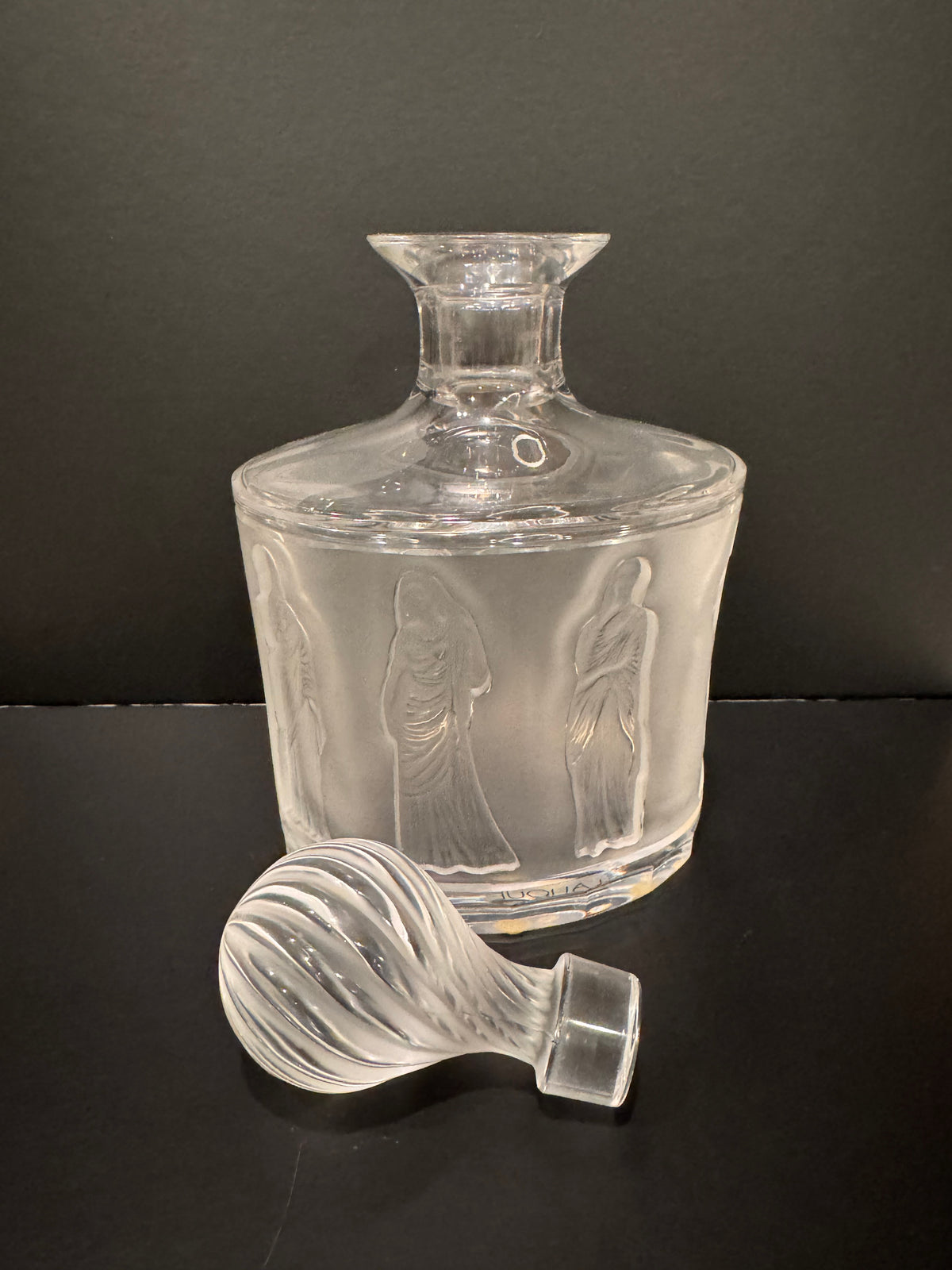 Lalique "Femmes Antiques" Crystal Decanter