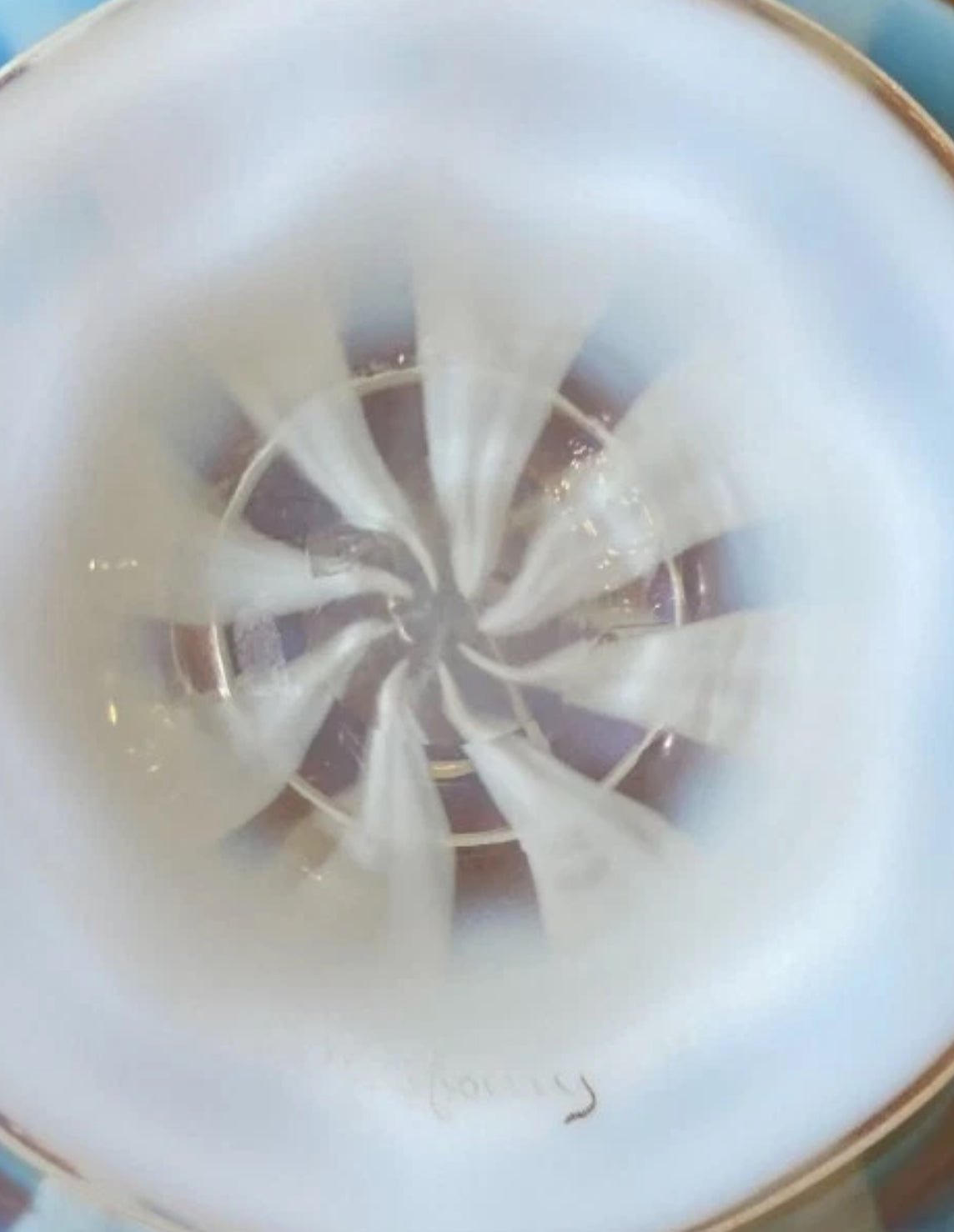 Tiffany Studios Aquamarine Pastel Bowl