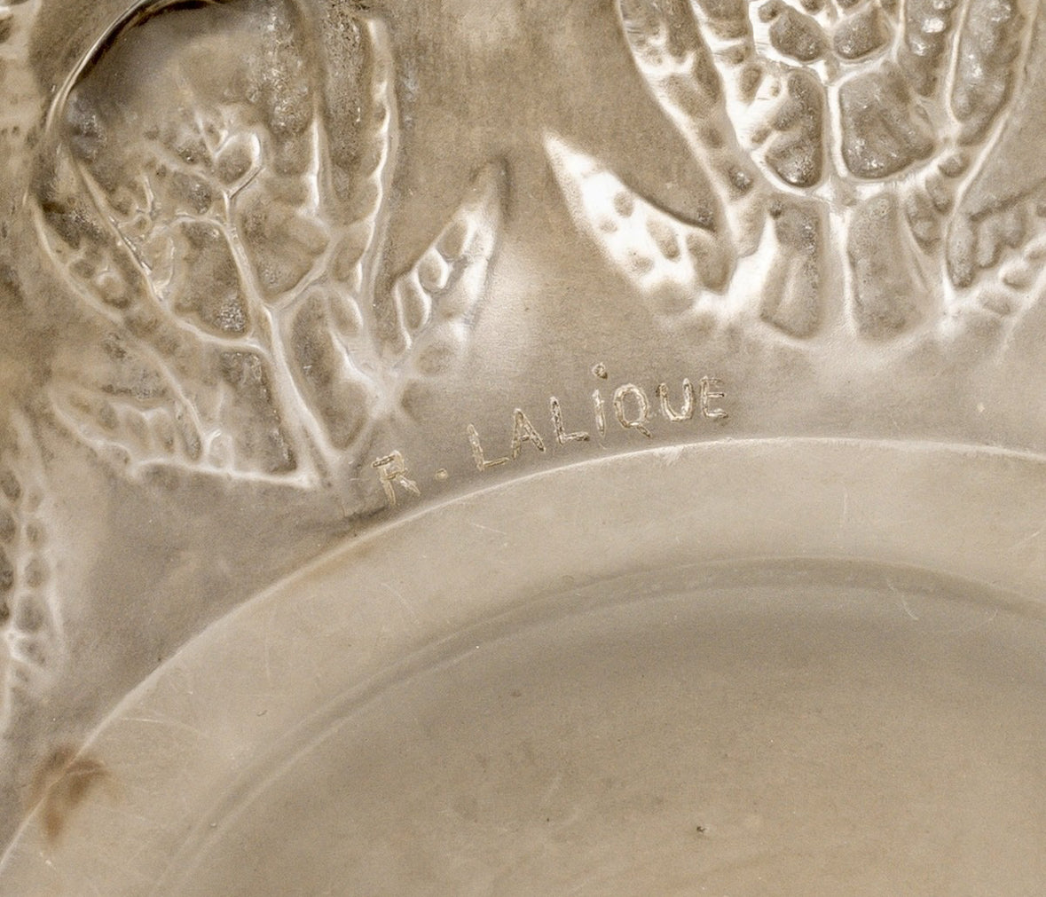 C. 1912 René Lalique - Vase Fougeres Ferns