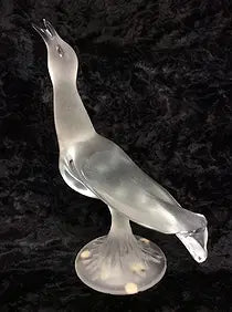 Lalique Frosted Crystal Daphnis Seagull