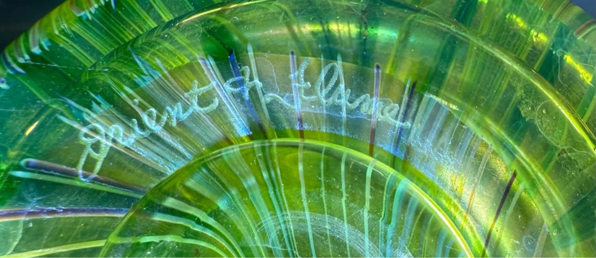 Orient and Flume Art Glass Vase