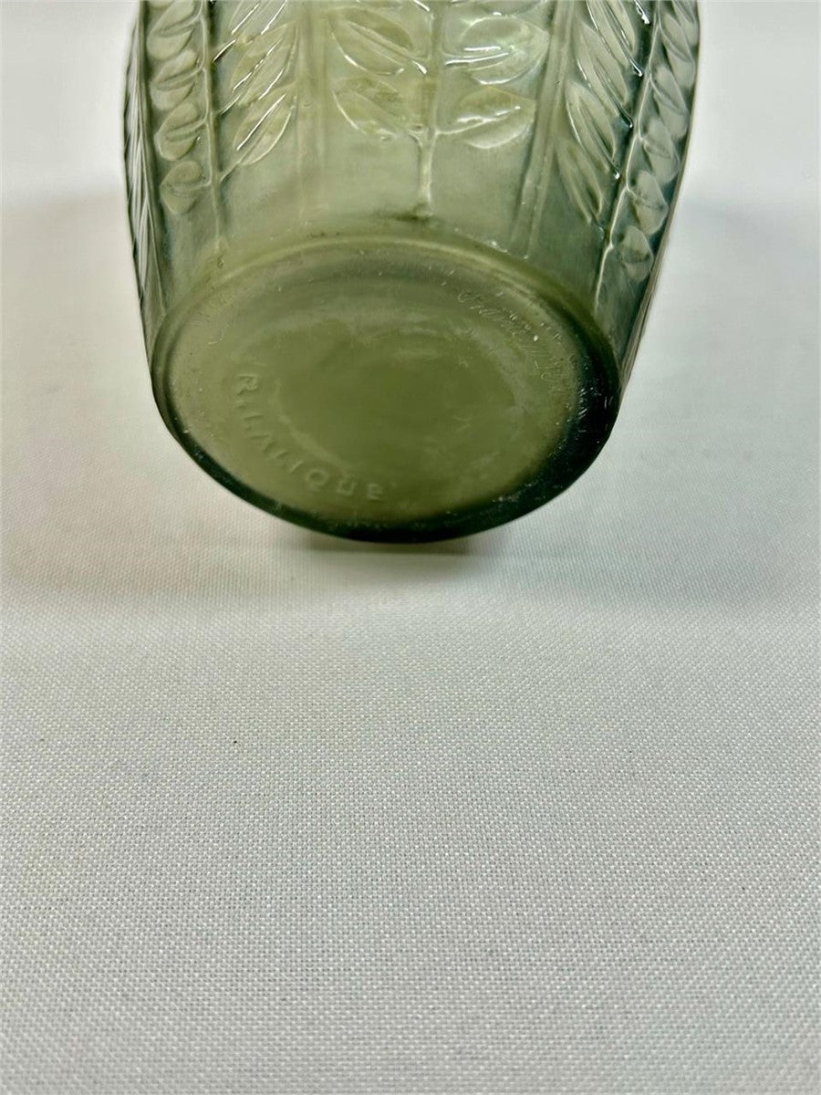 Signed R Lalique Tournai Vase France