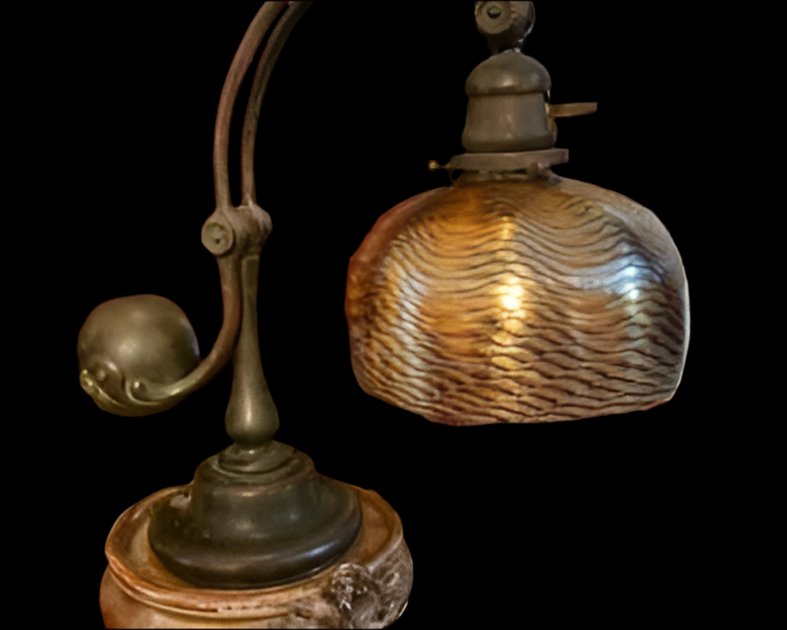 Tiffany Studios New York "Counter Balance" Desk Lamp