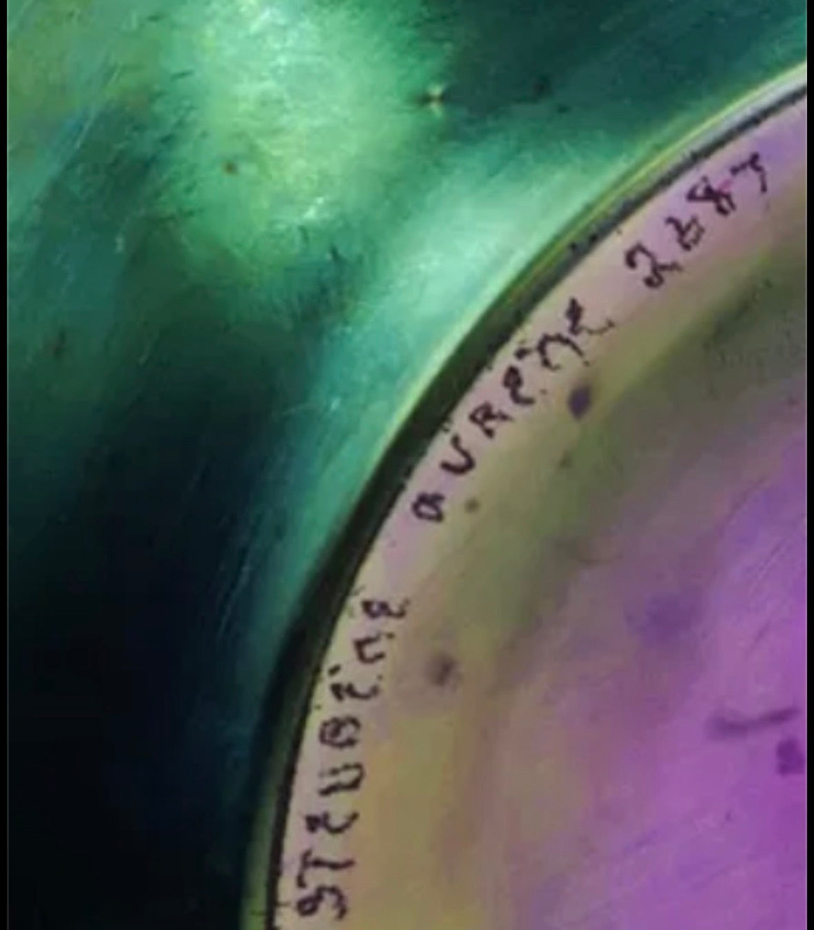 Steuben Blue Aurene Art Glass #2687 Bowl