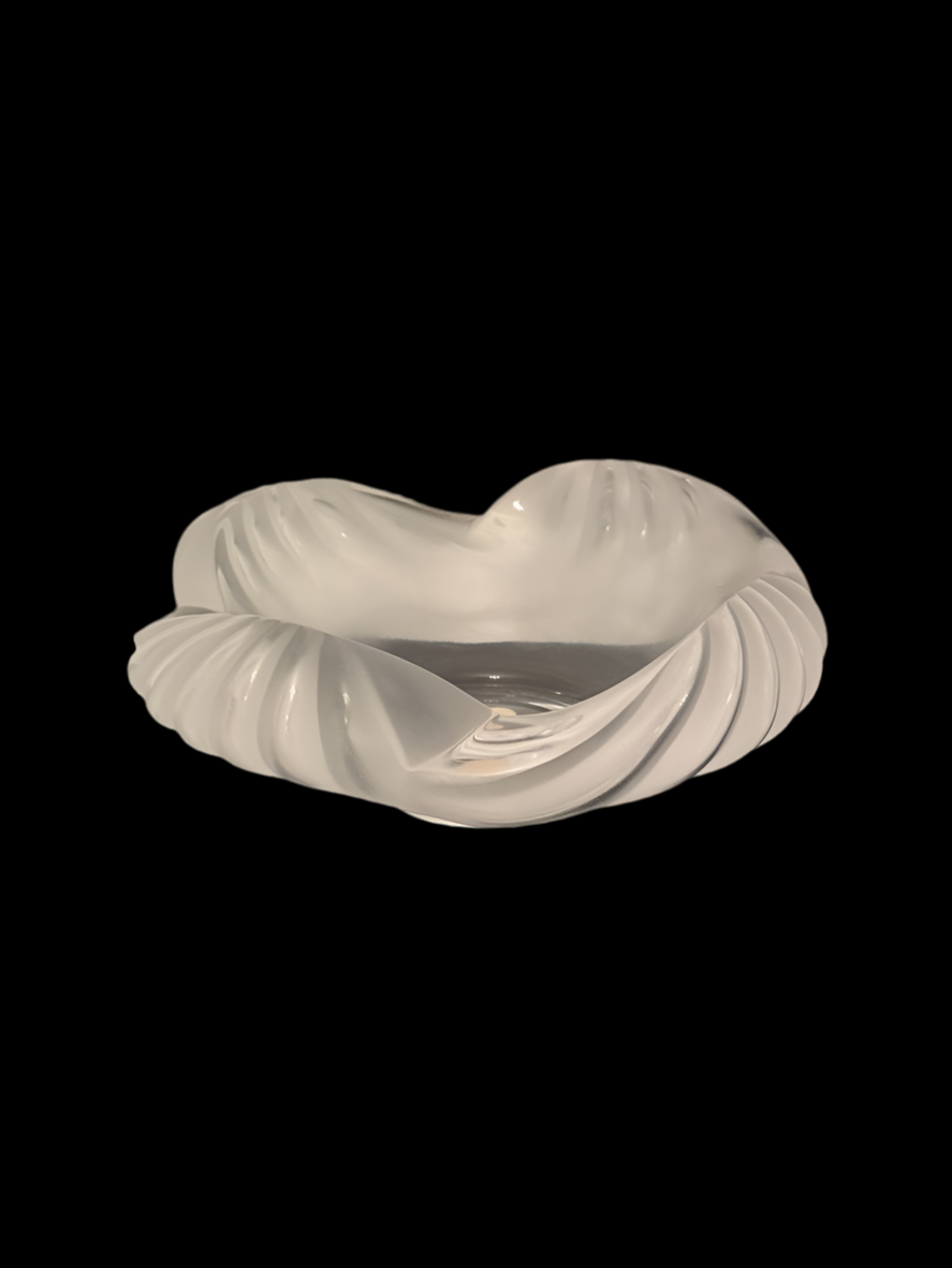 Aruba Lalique Crystal Pattern Vase