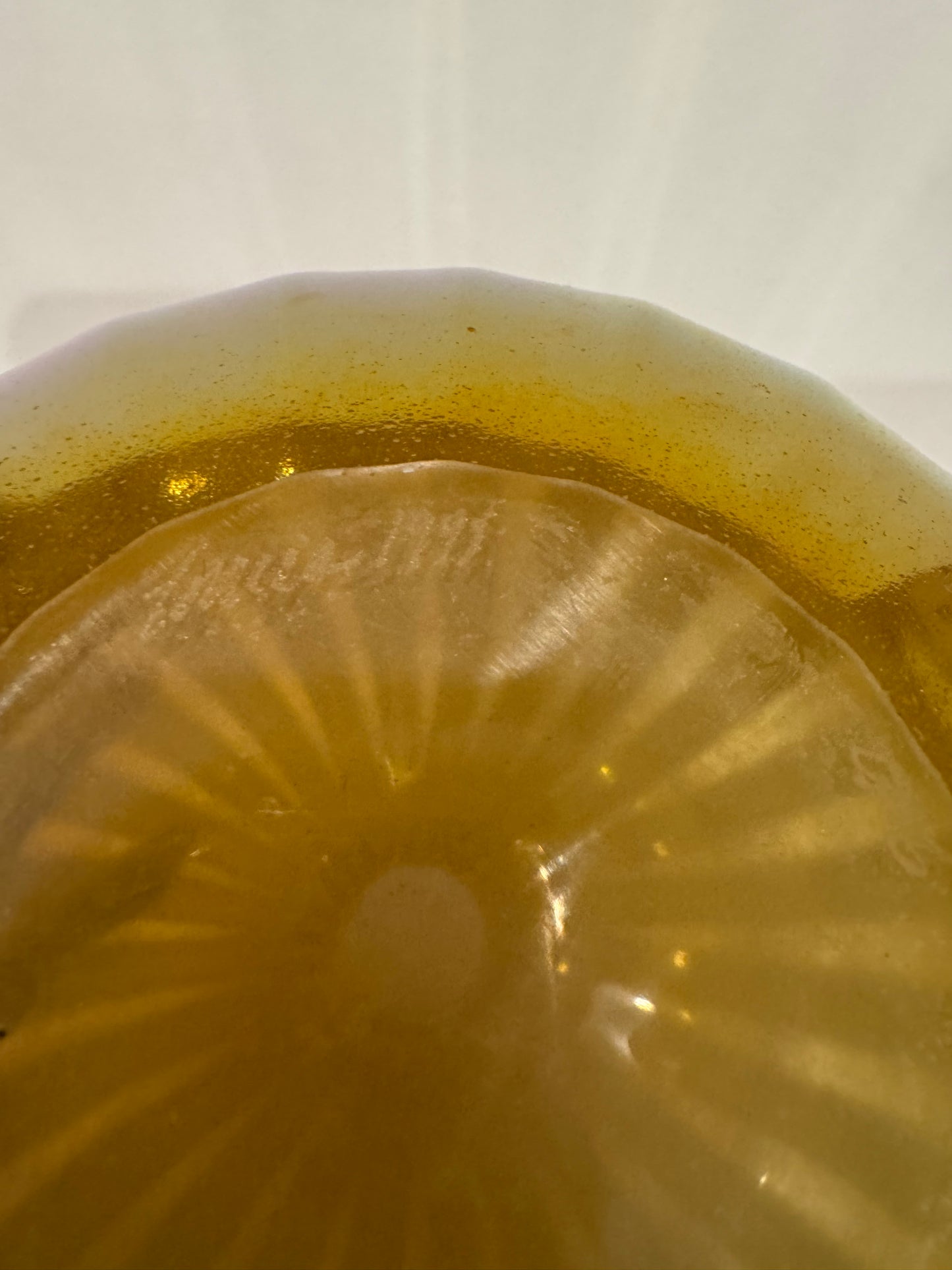 Steven Correia Iridescent Ribbed Melon Art Glass Vase, 8"