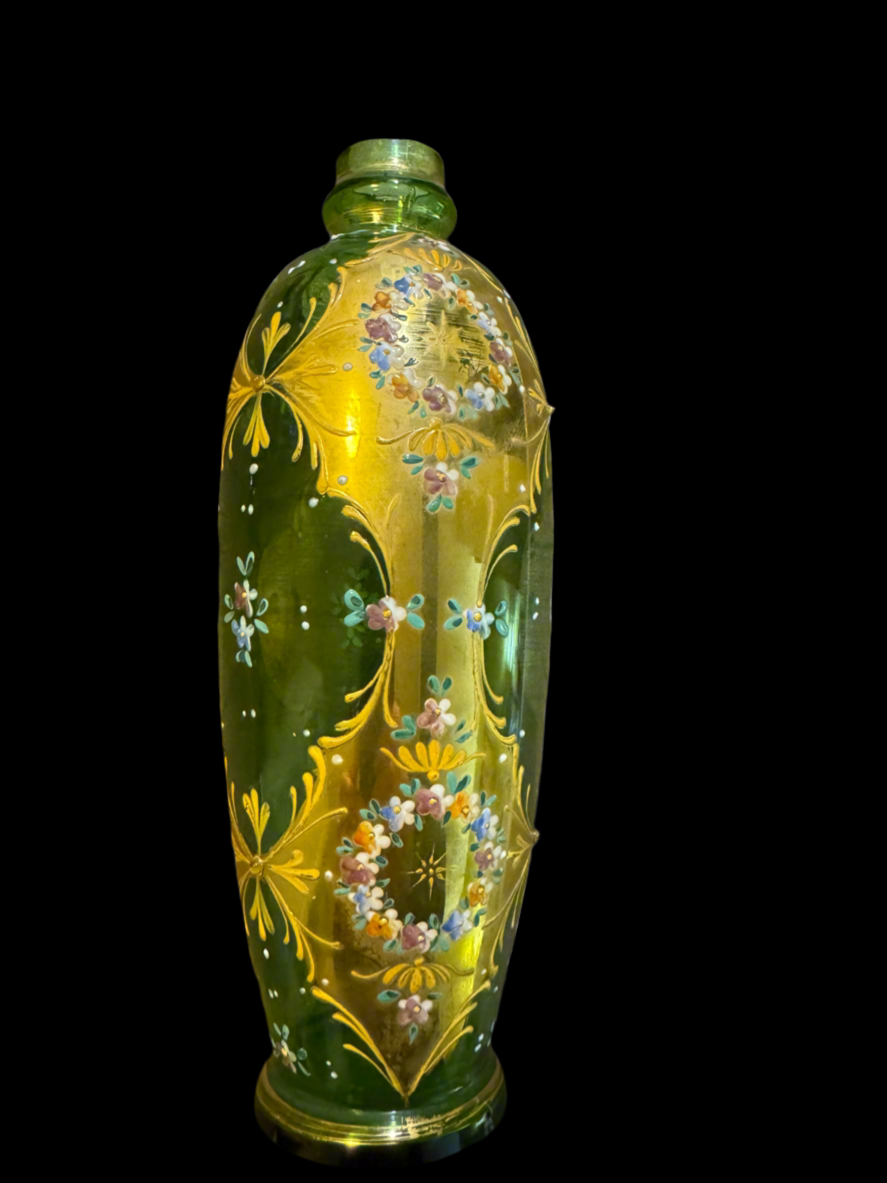 Antique Moser Gilt Vase