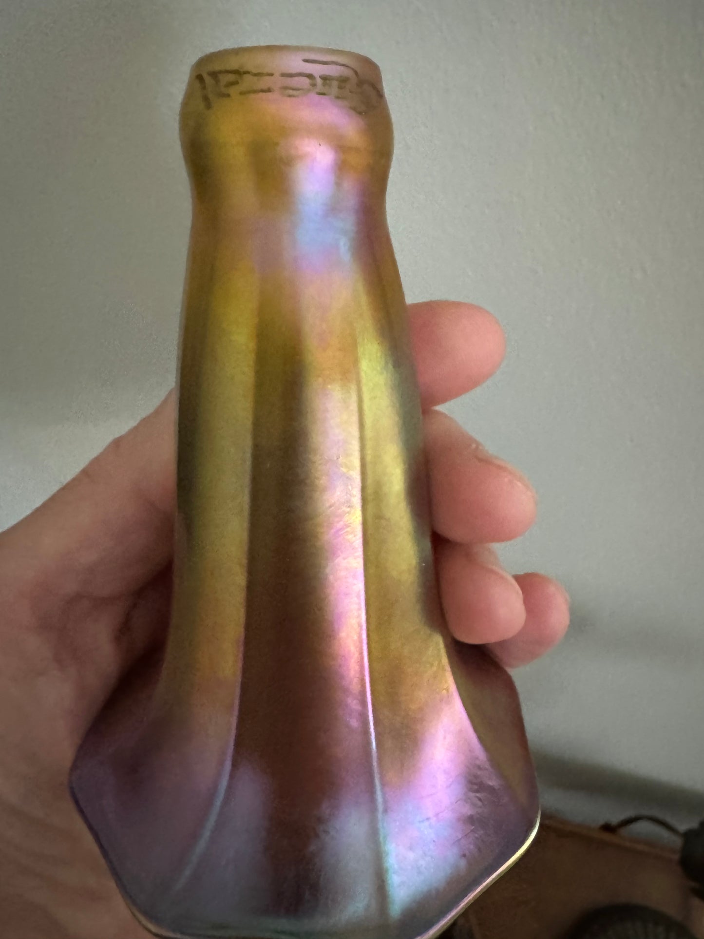Tiffany Studios 3 light lily table Lamp