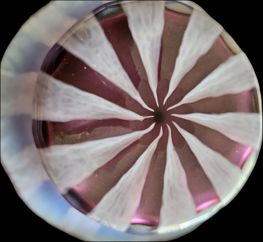 Tiffany Studios Purple Pastel Finger Bowl
