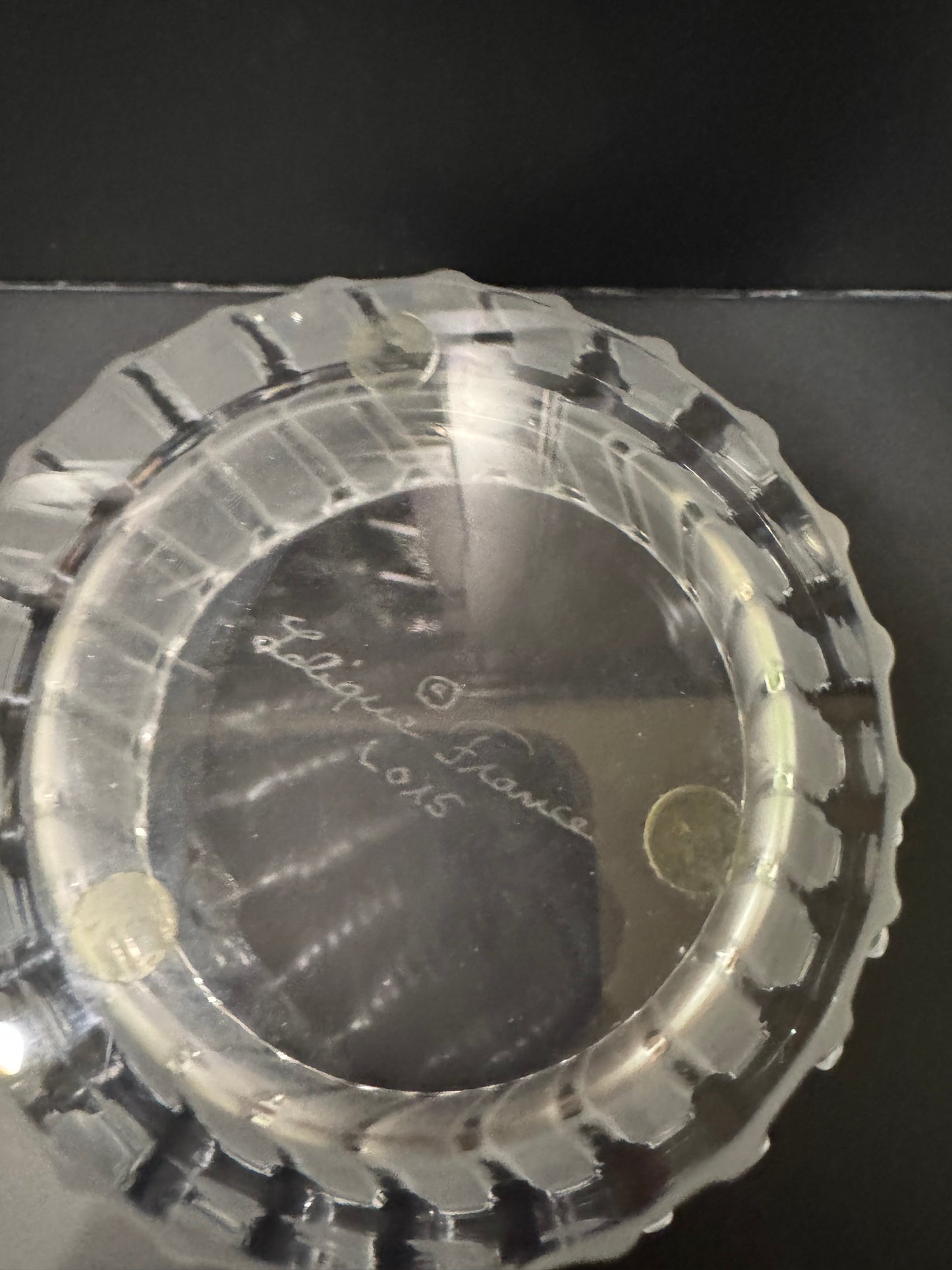 Lalique Royat Vase Pristine