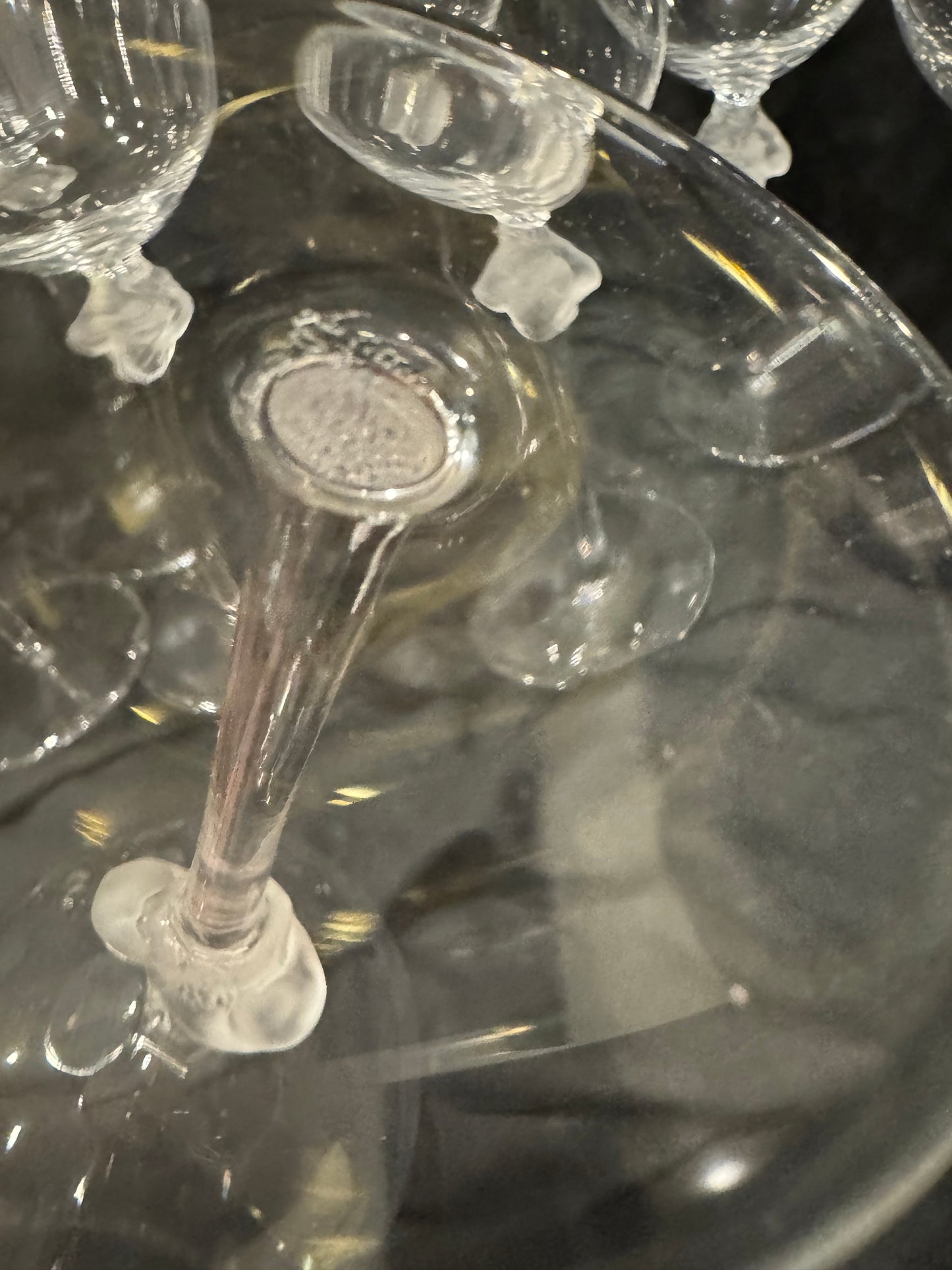 Lalique Roxanne Bordeaux Wine Glasses - Set of 8