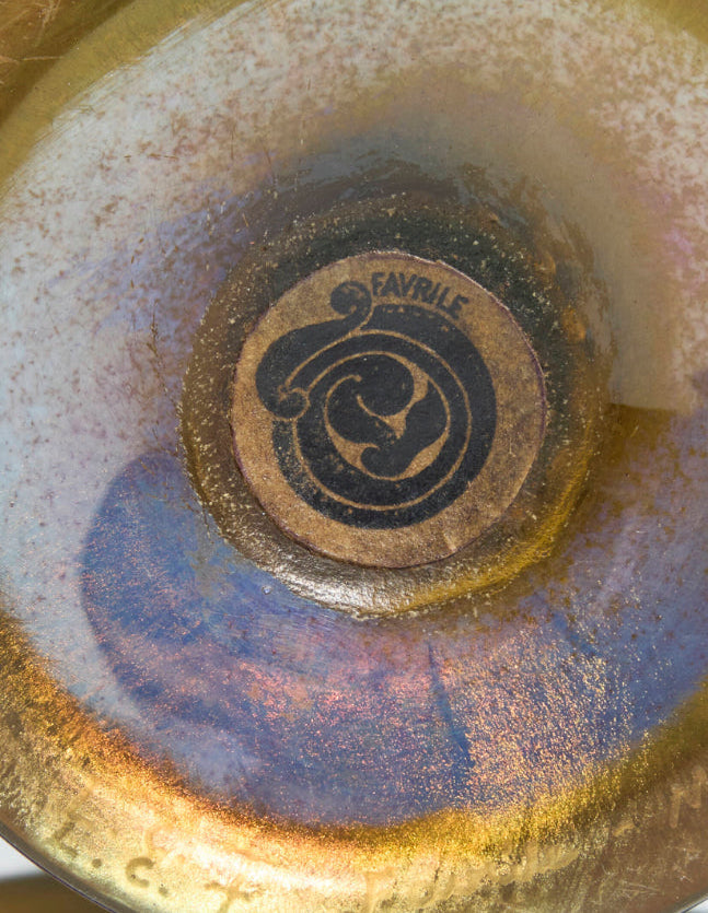 Tiffany Studios Floriform Favrile Glass Vase, circa 1898-1900