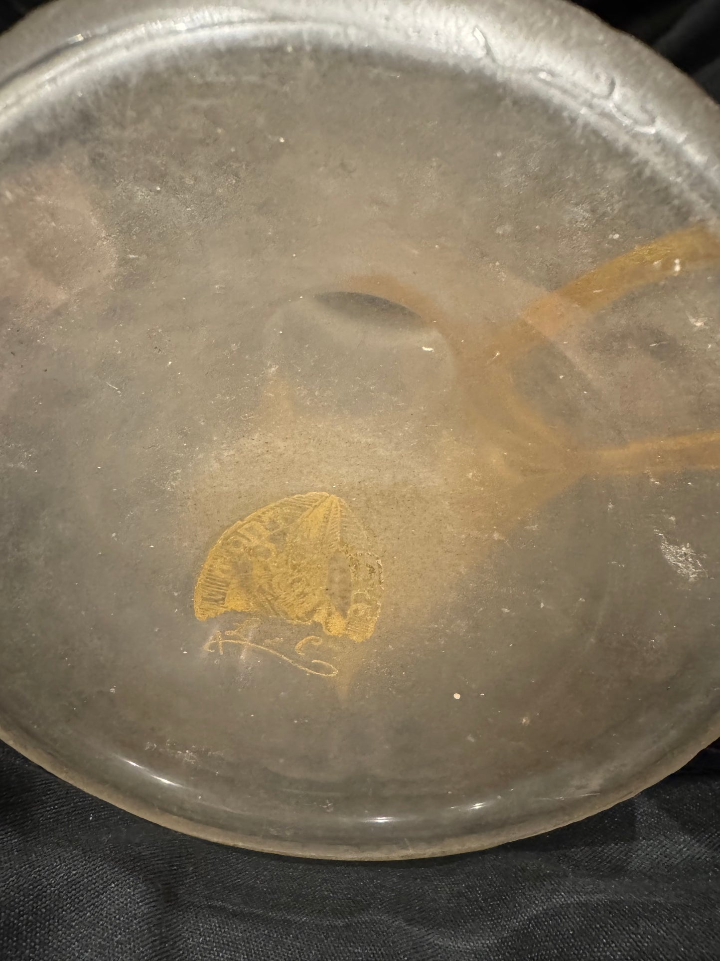 Mont Joye Cameo Glass Vase with Hand-Painted Poppies, Circa 1900-1920