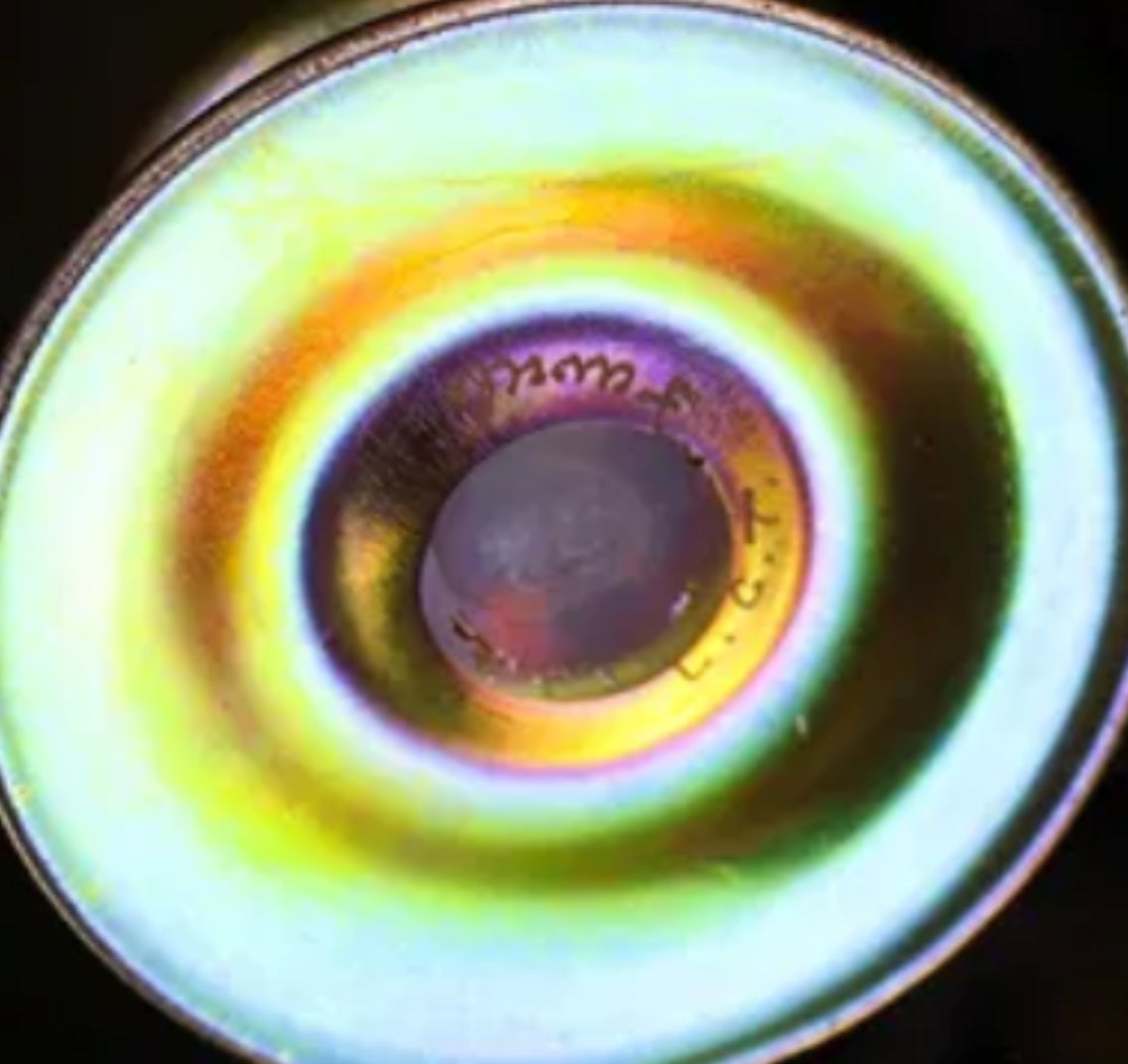 Tiffany Studios Gold favrile Juice Tumbler