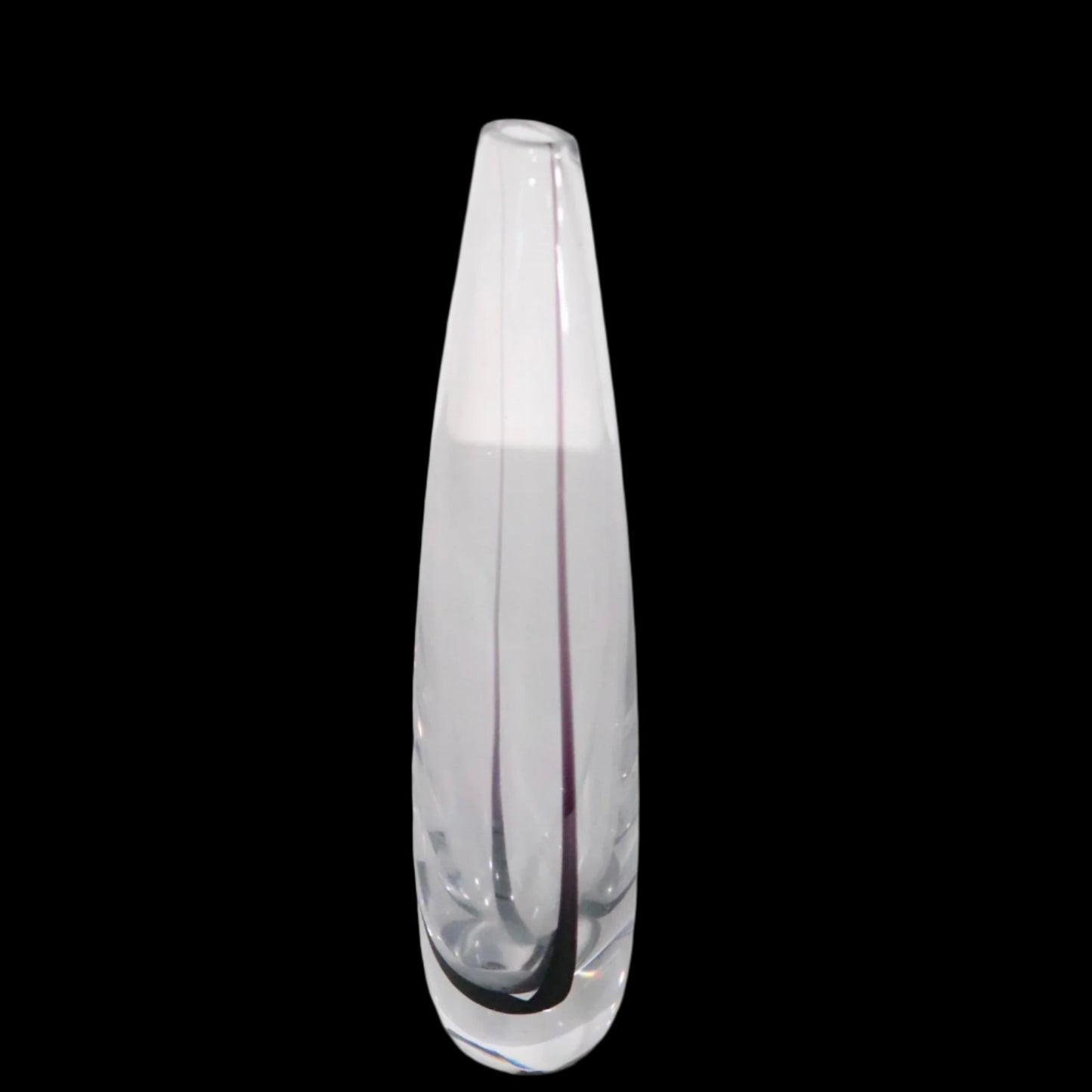 Mid Century Art Glass Vase by Vicke Lindstrand for Kosta Boda C 1960's