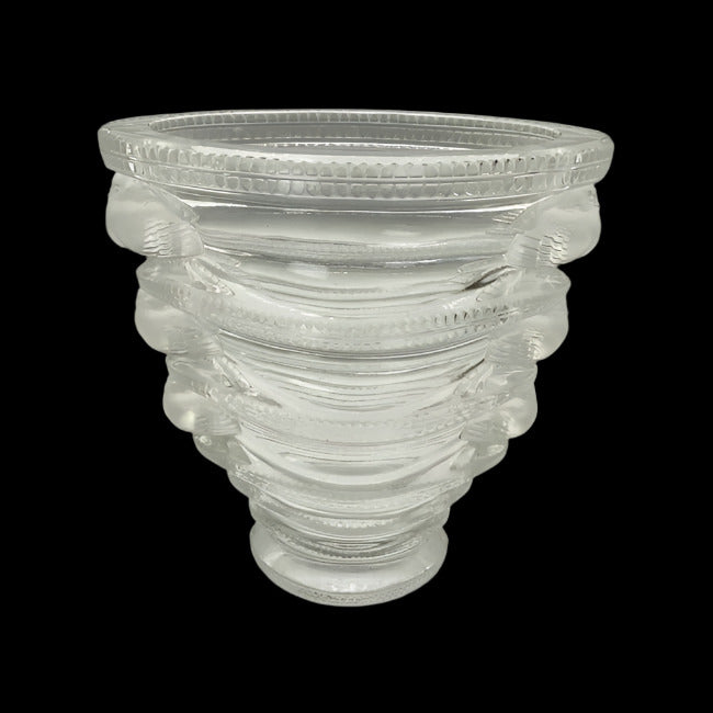 Lalique Crystal Vase , Saint Marc