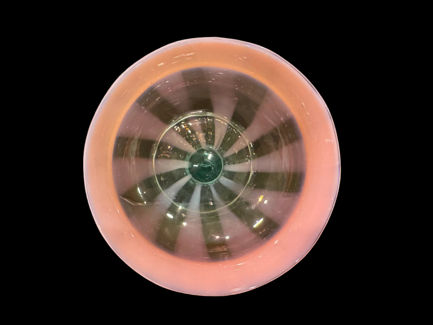 Tiffany Studios Rare Pastel Footed Bowl