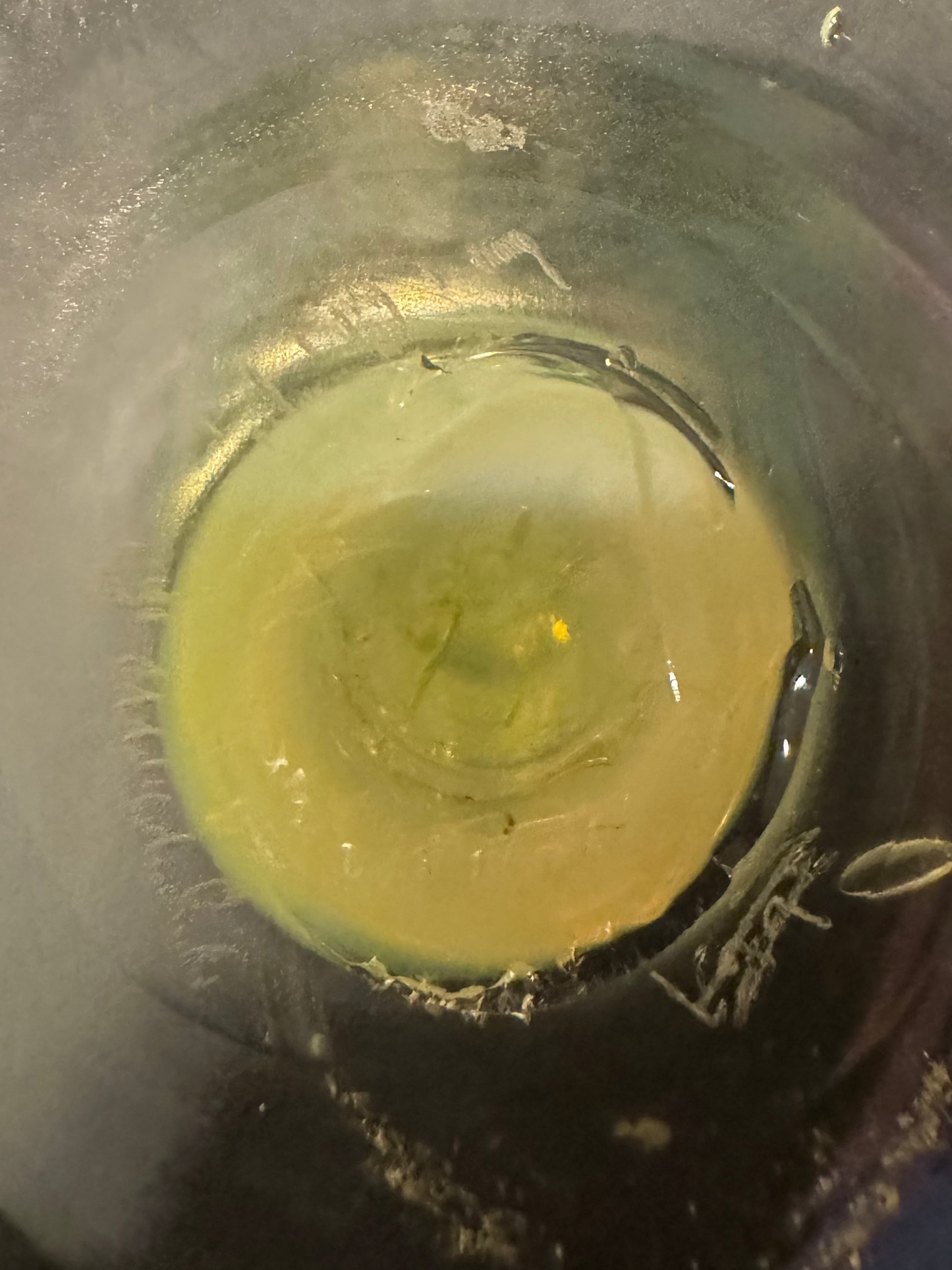 Tiffany Studios Green and Yellow wine
