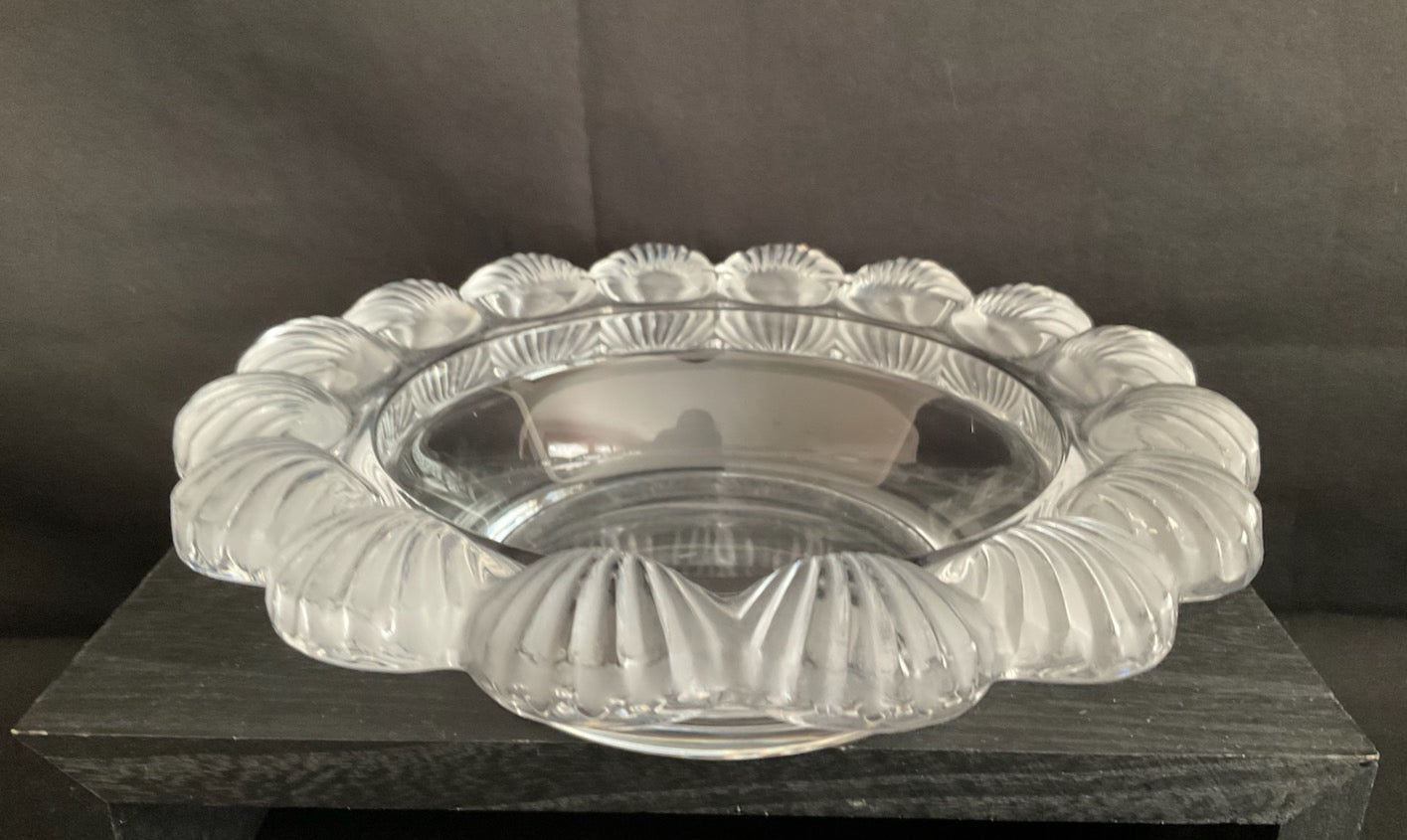 Lalique Scalloped Shell Bowl