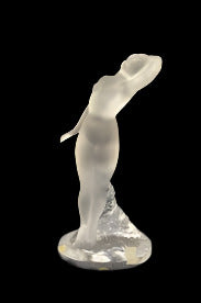 Lalique France Dancer Danseuse Bras Leves Crystal Figurine