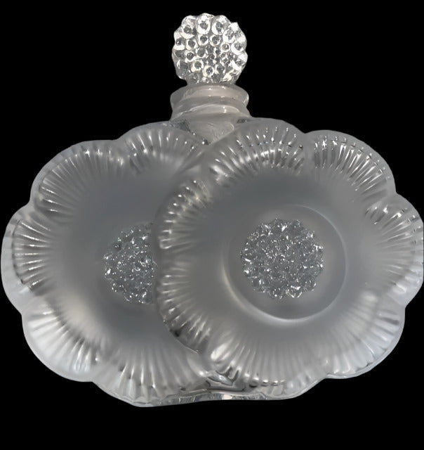 Lalique Perfume Bottle Double Daisy - Deux Fleurs