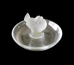 Vintage Lalique Bird Ring Dish