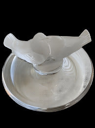 Vintage Lalique Kissing Doves