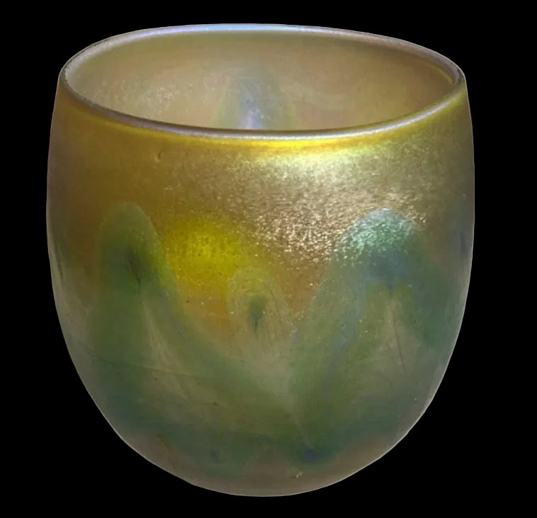 Tiffany Studios Early Favrile Decorated CabinetVase — c. 1899