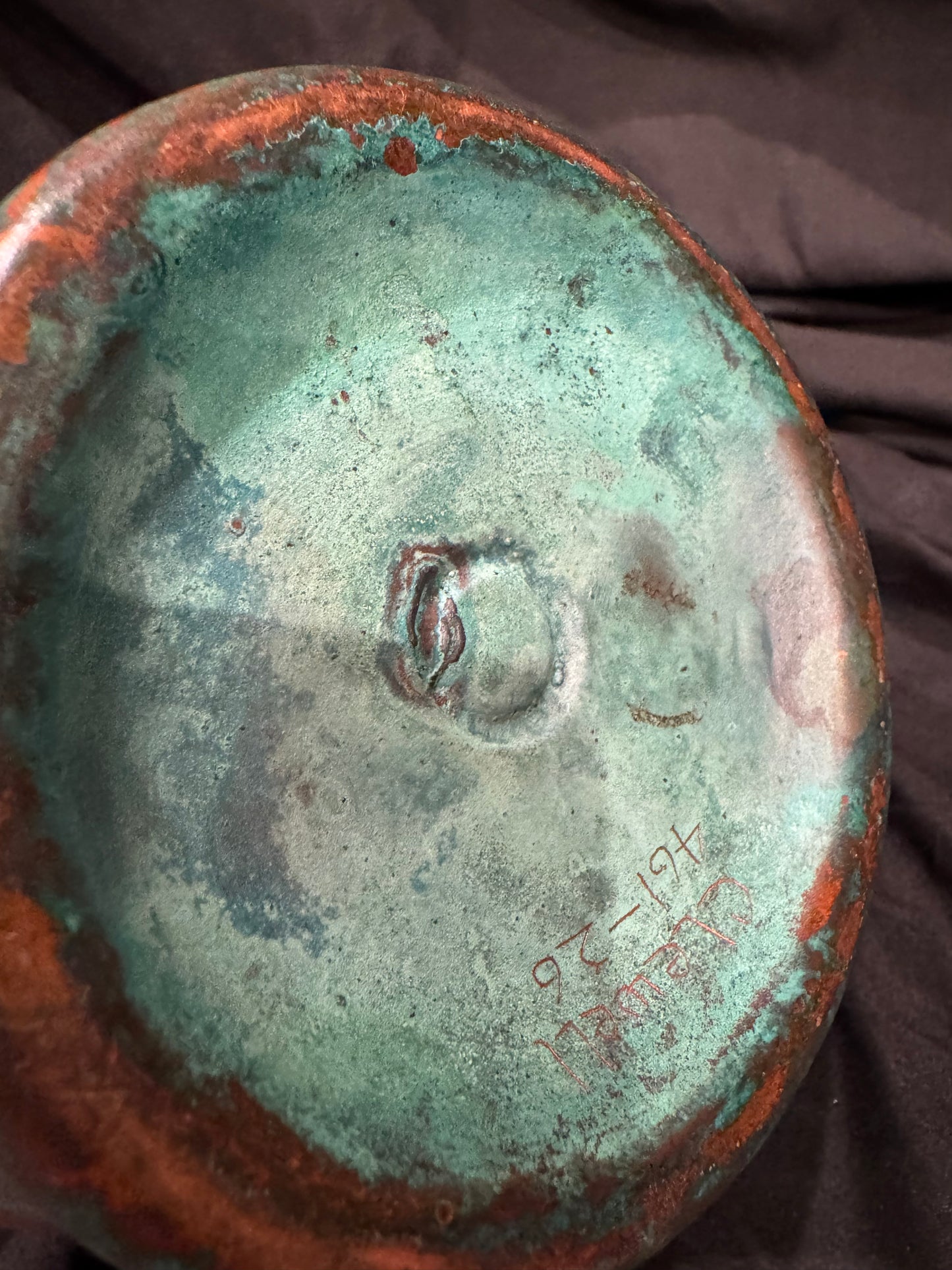 Clewell Copper-Clad Art Pottery Vase, No. 461-26, Canton, Ohio, Early 20th Century, 7 Inches