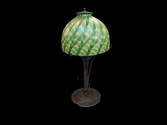 Tiffany Studios Antique Parlor Lamp With Lundberg Shade