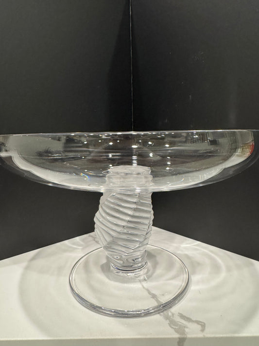 Massive Lalique Pedestal Bowl