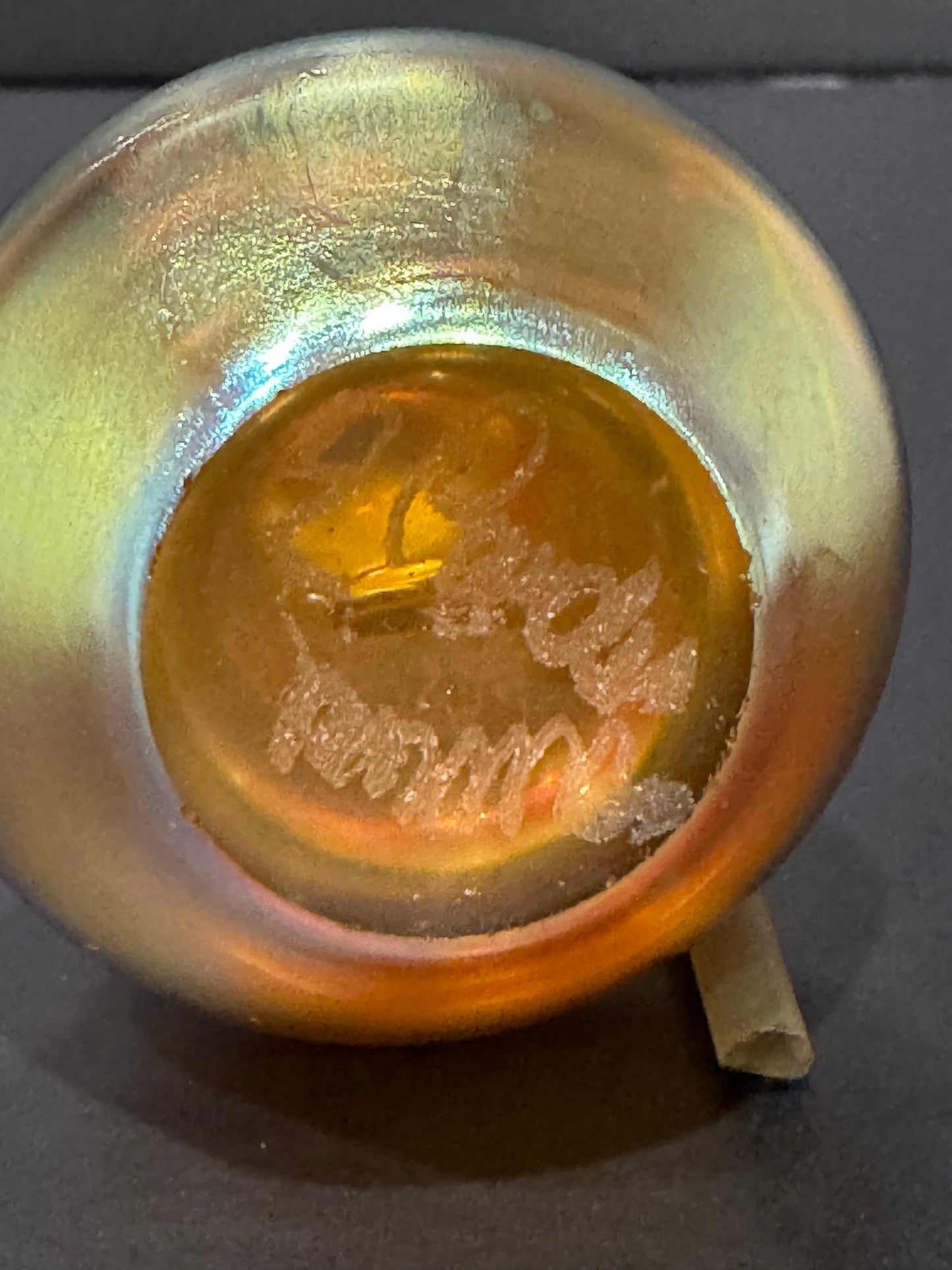 Incredible Steuben Aurene Perfume Signed F Carder Steuben Rare