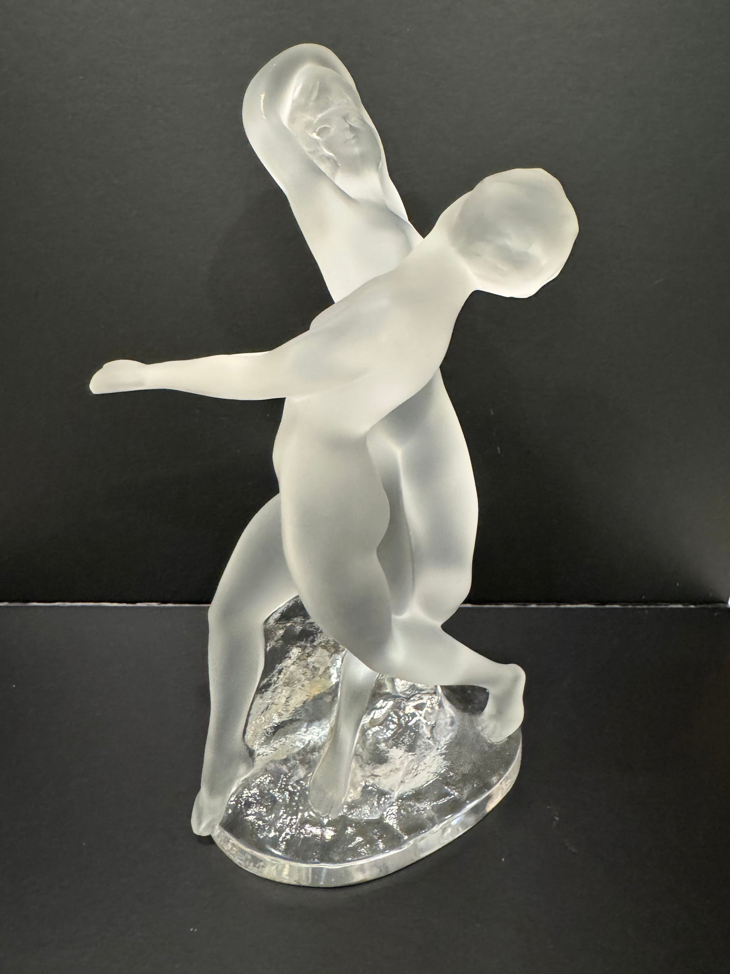 Lalique "Deux Danseuses" Crystal Figurine