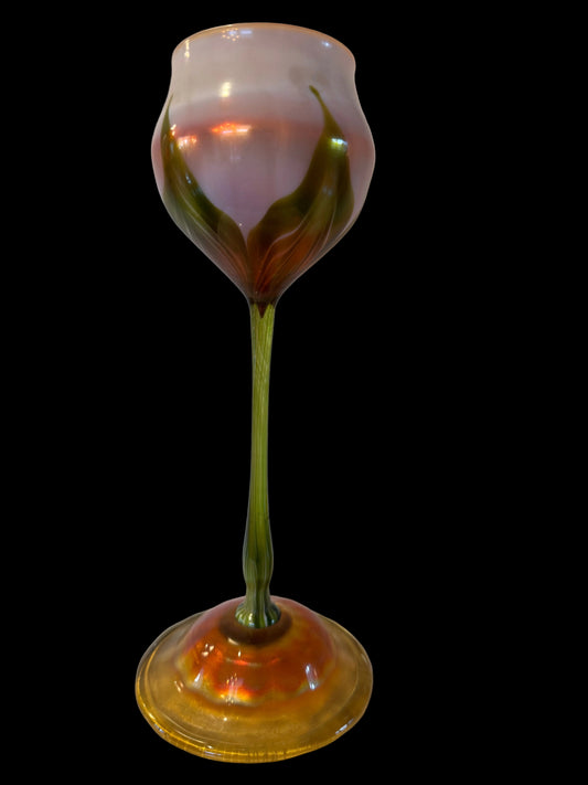Tiffany Studios 12" Favrile Floriform Vase