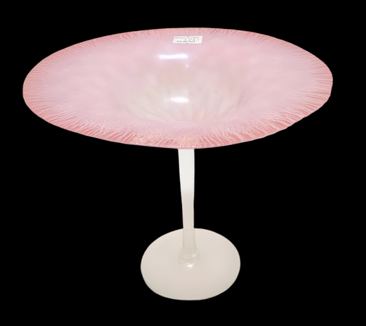 L.C. Tiffany Studios Pink Pastel Trumpet Tazza