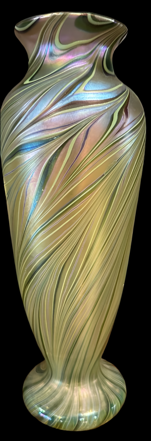 Orient and Flume Art Glass Vase