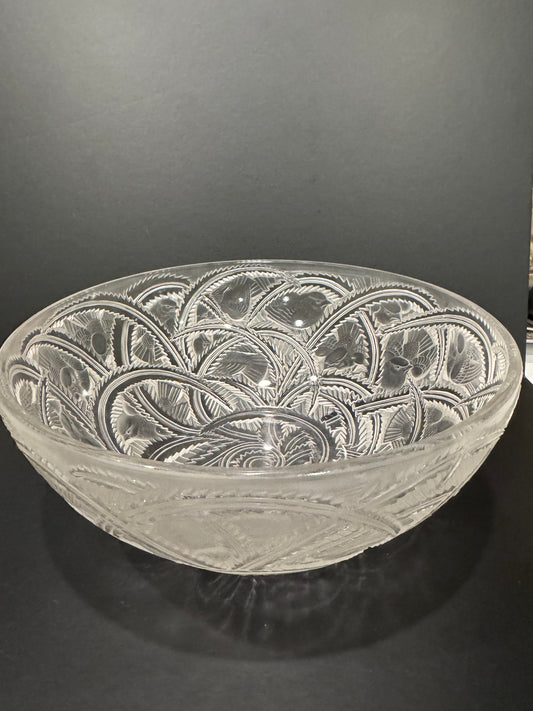 Lalique Crystal Pinsons Bowl