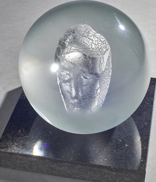 Bertil Vallien for Kosta Boda "Silver Headman"