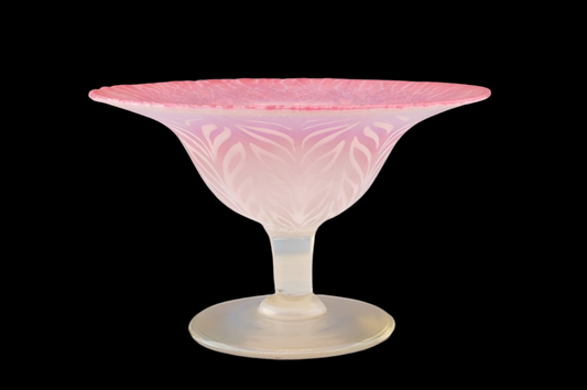 Tiffany Studios Laurel Leaf Pastel Compote