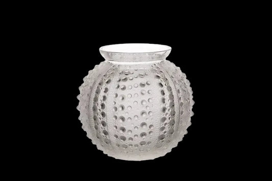 RENE LALIQUE "OURSIN" FROSTED VASE