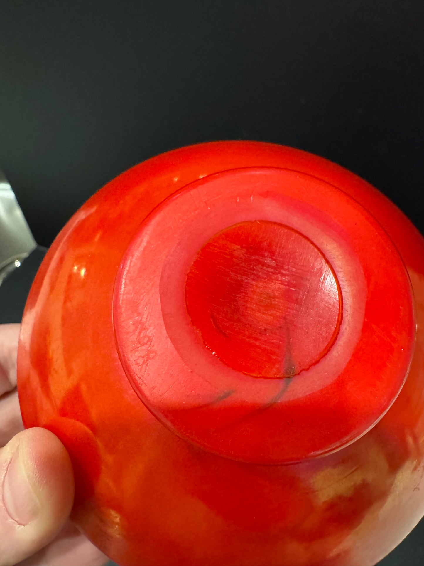 Rare Tiffany Studios Red Favrile Art Glass Vase, Louis Comfort Tiffany, Signed & Numbered