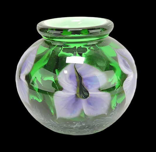 Daniel Lotton 5" art glass vase