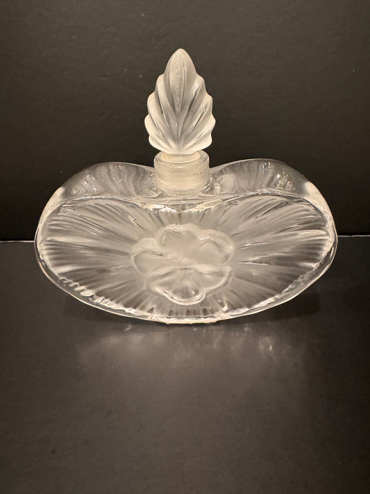 Lalique "Clarisse" Crystal Perfume Bottle — New in Box, Retired Design