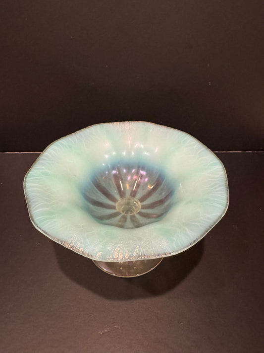 Tiffany Studios Aquamarine Pastel Compote