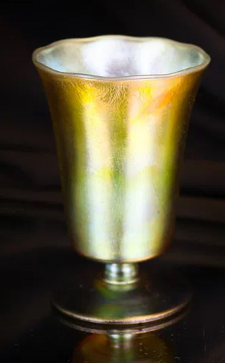 Tiffany Studios Gold favrile Juice Tumbler
