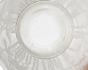 A Rene Lalique glass 'Bleuets' vase