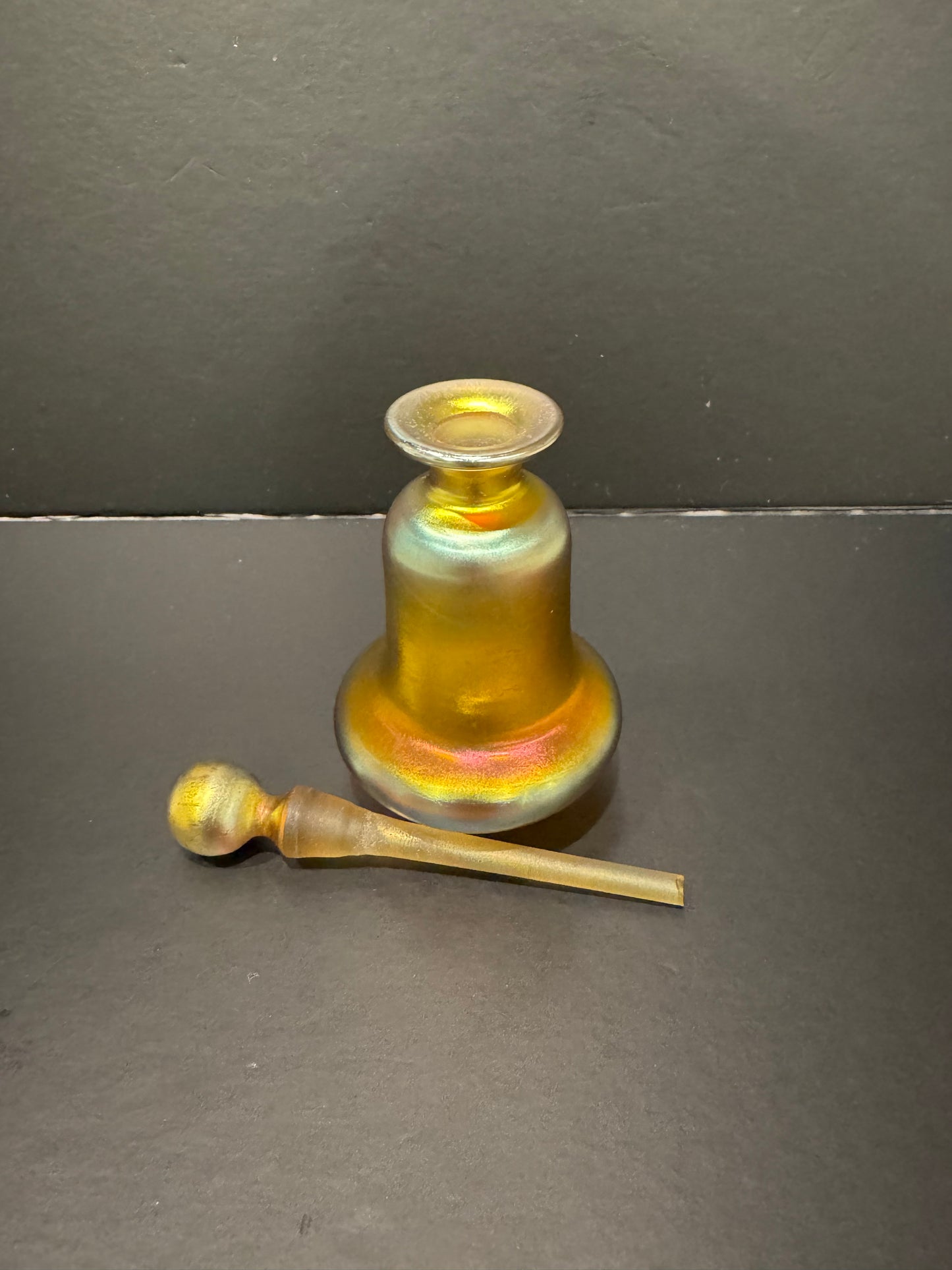 Incredible Steuben Aurene Perfume Signed F Carder Steuben Rare