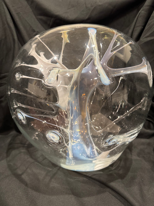Exceptional Peter Bramhall Glass Sculpture - "Internal Landscape" Series